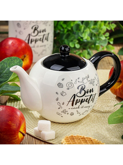 Чайник заварочный доломит, 0.95 л, Daniks, Бон Аппетит