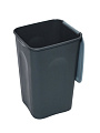 Бак пластик, 43 л, с крышкой, 34х34х51.5 см, квадратный, универсальный, серый, Verde, Norton, 38440 - фото 2