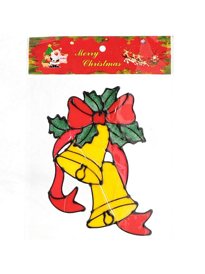 Наклейка на стекло, 19х28 см, Колокольчики, SYBXT18-128