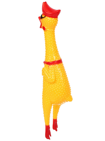 Игрушка для животных пищащая курица, 38х9 см, в ассортименте, Y4-11411