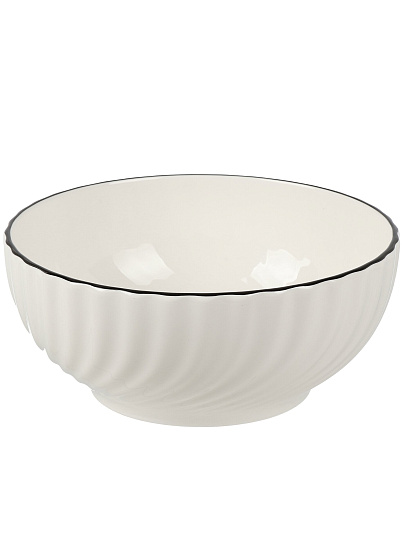 Салатник фарфор, круглый, 20х9 см, 1.6 л, Зефир, МФК, MFK21130