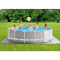Бассейн каркасный Intex, 457х122 см, Prism Frame, 26726NP, фильтр-насос, лестница, подстилка, тент, 16805 л - фото 8