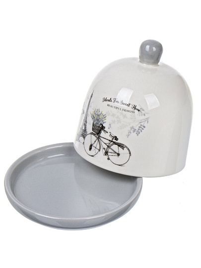 Контейнер пищевой для лимона доломит, 9х9.5 см, Daniks, Прованс