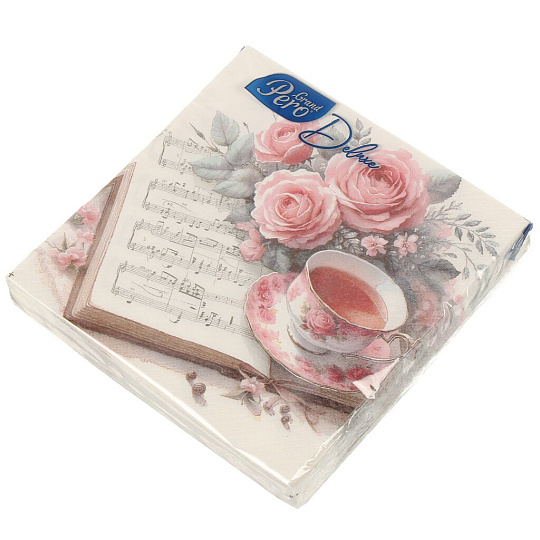 Салфетки Grand Pero, Deluxe Ноктюрн, 20 шт, 3 слоя, 33х33 см, 3941