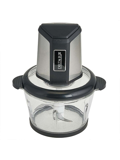 Измельчитель 800 Вт, 2 скорости, емкость чаши 2 л, Delta Lux, DE-7405, черный