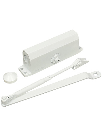 Доводчик дверной Trodos, TD-80, -35°C + 60°C °C, до 80 кг, белый, 272011