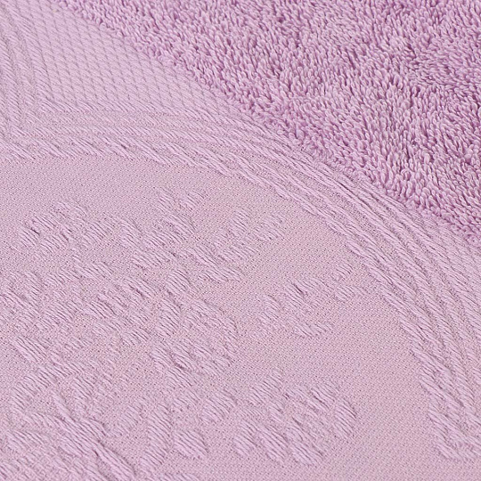 Полотенце банное 50х90 см, 100% хлопок, 562 г/м2, Gul Jacquard, Anilsan, лиловое, Турция, 30655090