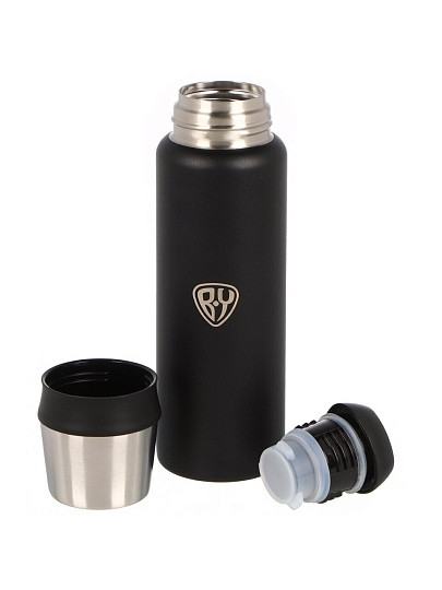 Термос нержавеющая сталь, 0.5 л, узкая горловина, BY Collection, K2, колба нержавеющая сталь, черный, 841-831