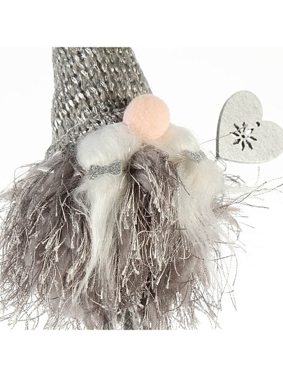 Фигурка декоративная Гномик, 22 см, серая, Y4-8434