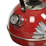 Чайник сталь, эмалированное покрытие, 3.5 л, со свистком, декор в ассортименте, подвижная ручка, Рубин, С2218, красно-бордовый, TМ04/35/01/01/ 05/ 14 - фото 3