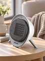Тепловентилятор Brayer, 4874BR, настольный, 0.8 кВт, 5 м2, керамический, белый