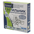 Светильник светодиодный, General Lighting Systems, GSMCL-014-24 Bamboo, 24 Вт, 4000 К, 1560 Лм, IP20, 32.5х30х6 см, нейтральный белый свет