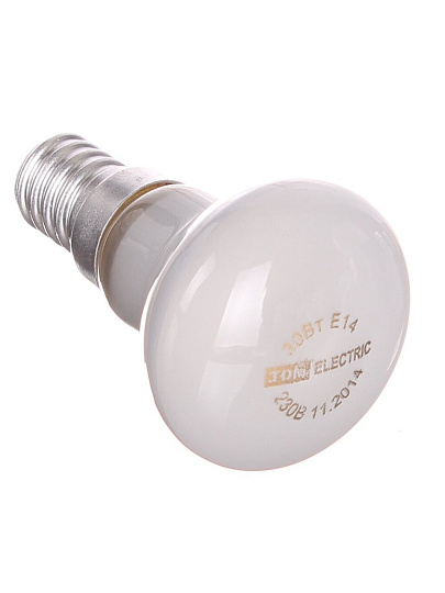 Лампа накаливания E14, 30 Вт, рефлектор, R39, TDM Electric, SQ0332-0025