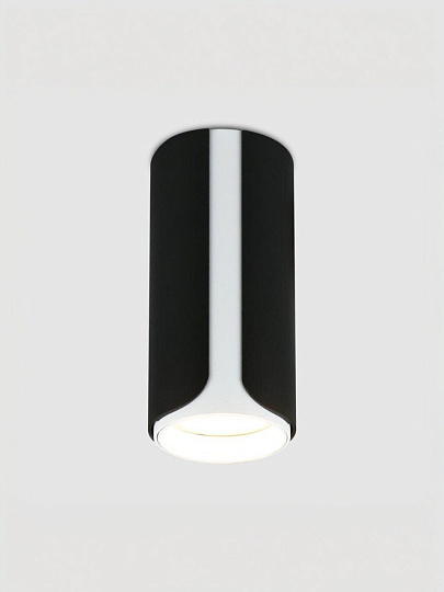 Светильник накладной General Lighting Systems, Монохром, 50 Вт, GU10, на 1 лампочку, IP20, d5.8х6х13 см, Спот, черный-белый, 661708