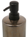 Дозатор для жидкого мыла Бронза/черный, керамика, 7.7x12.4/18 см, BCE1355AA-LD - фото 4