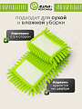 Сменный блок для швабры микрофибра, 43х14 см, вермишель, прямоугольный, салатовый, Марья Искусница, Y4-4994 - фото 2