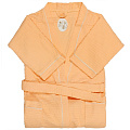 Халат унисекс, вафельный, 100% хлопок, персиковый, L-XL, 48-50, Barkas, AI-0106006 - фото 4