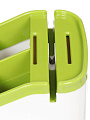 Подставка для столовых приборов, пластик, прямоугольная, 11х18х17 см, зеленая, MV19040 - фото 3
