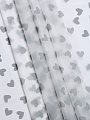Штора для ванной 180х180 см, Peva, Черные сердца, серая, Y4-11155 - фото 2