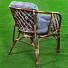 Мебель садовая Мальдивы мини, кофейная, стол, 55х55х56 см, 2 стула, подушка, 110 кг, IND13WG - фото 12