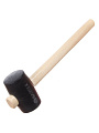 Киянка 680 г, резина, рукоятка дерево, Bartex, Евро, 162878 - фото 2