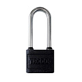 Замок навесной Trodos, ВС-HG45-50L, 210245, навесной, цилиндровый, черный, 50 мм, 5 ключей