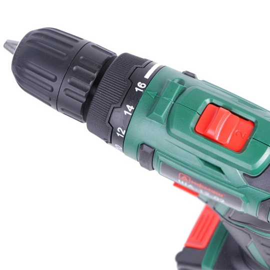 Дрель-шуруповерт аккумуляторный, Дифмаш, ША-12-02 Шуруповерт аккумуляторный &quot;ДИФМАШ&quot;, 12 В, кейс, черно-зеленый