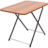 Стол складной металл, прямоугольный, 75х50х62 см, столешница ЛДСП, в ассортименте, Nika, Туристический - фото 3