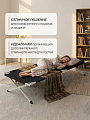 Раскладушка 190х63х40 см, 120 кг, C010260, жесткая, металл, ткань - фото 6
