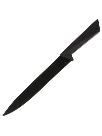 Нож кухонный Daniks, Обсидиан, разделочный, нержавеющая сталь, 20 см, рукоятка пластик, YW-A175-SL