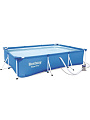 Бассейн каркасный Bestway, 300х201х66 см, Steel Pro, 56411, фильтр-насос, 3300 л - фото 6
