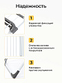 Сушилка для белья напольная, полотно 18 м, 109/177x55x95 см, складная, 24 прута, 18 кг, выдвижная, 142301 - фото 5