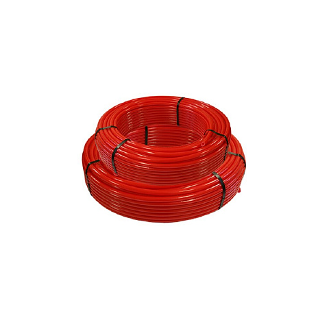 Труба для теплого пола диаметр 16х2 мм, красная, 100 м, PE-RT, РосТурПласт