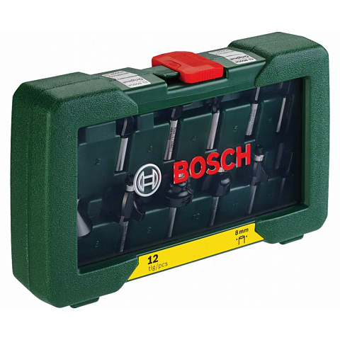 Набор фрез Bosch, xPromo, 12 шт, 2607019466