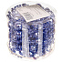 Елочное украшение Бусы круглые, голубое, 1.4х500 см, пластик, SY18ZL-86IB - фото 2