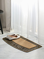Коврик грязезащитный, 40 см, прямоугольный, резина, кокосовое волокно, коричневый, Кокос, Y4-5164 - фото 4
