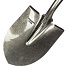 Лопата штыковая, рельсовая сталь, 250х290х1300 мм, черенок фибергласс, с рукояткой, S518 FHD - фото 4