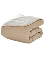 Покрывало 2-спальное, 180х205 см, 100% полиэстер, стеганое, Silvano, Текстура, бежевое - фото 10