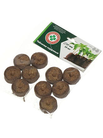 Таблетка торфяная 10 шт, 27 мм, Скорая помощь