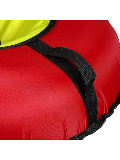 Санки-ватрушка Эконом, 80 см, 70 кг, с буксировочным тросом, с ручками, с клапаном, в ассортименте, УВ-экк-0,8