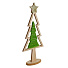 Фигурка декоративная дерево, Елка, 17.5х41 см, LED подсветка, салатовая, Сноубум, 396-913 - фото 2