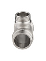 Тройник 3/4&amp;quot;х1/2&amp;quot;х3/4&amp;quot;, ш-ш-ш, латунь, AquaLink - фото 2