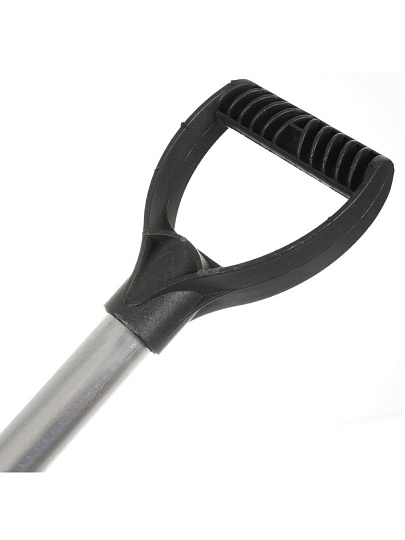 Лопата для снега алюминий, 428х375 мм, черенок алюминиевый, 30 мм, толщина 1.5 мм, Арктика-1, 37515