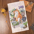 Полотенце кухонное 40х73 см, 190 г/м2, 100% хлопок, Этель, Самая лучшая бабушка, Россия, 4645833