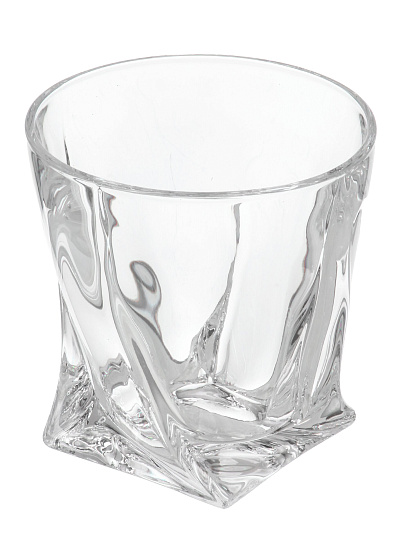 Стакан для виски 340 мл, стекло, 2 шт, Bohemia, Quadro, 9K7/2K936/0/99A44/340-269