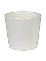 Кашпо керамика, 0.2 л, 8х7 см, конус, Белый, 633604