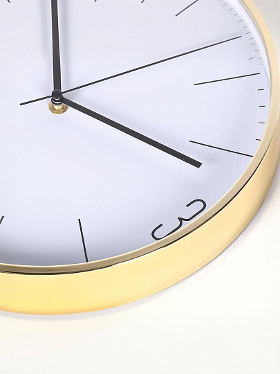 Часы настенные, кварцевые, 30 см, круглые, полимер, Y4-6868