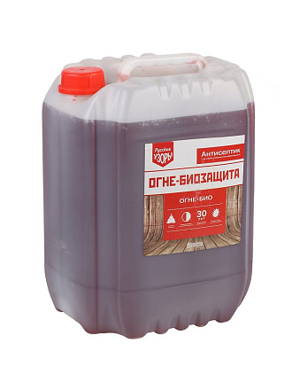 Антисептик Русские узоры, ОгнеБио, для дерева, 1 гр, 10 л