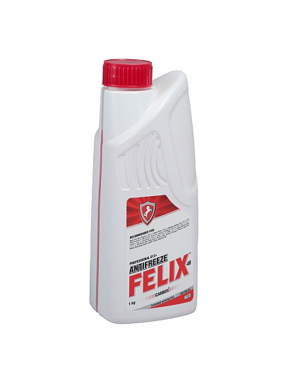 Антифриз Felix, ТС-40, G12+, 1 кг, красный, Carbox