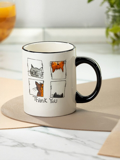 Кружка доломит, 310 мл, Cats, Daniks